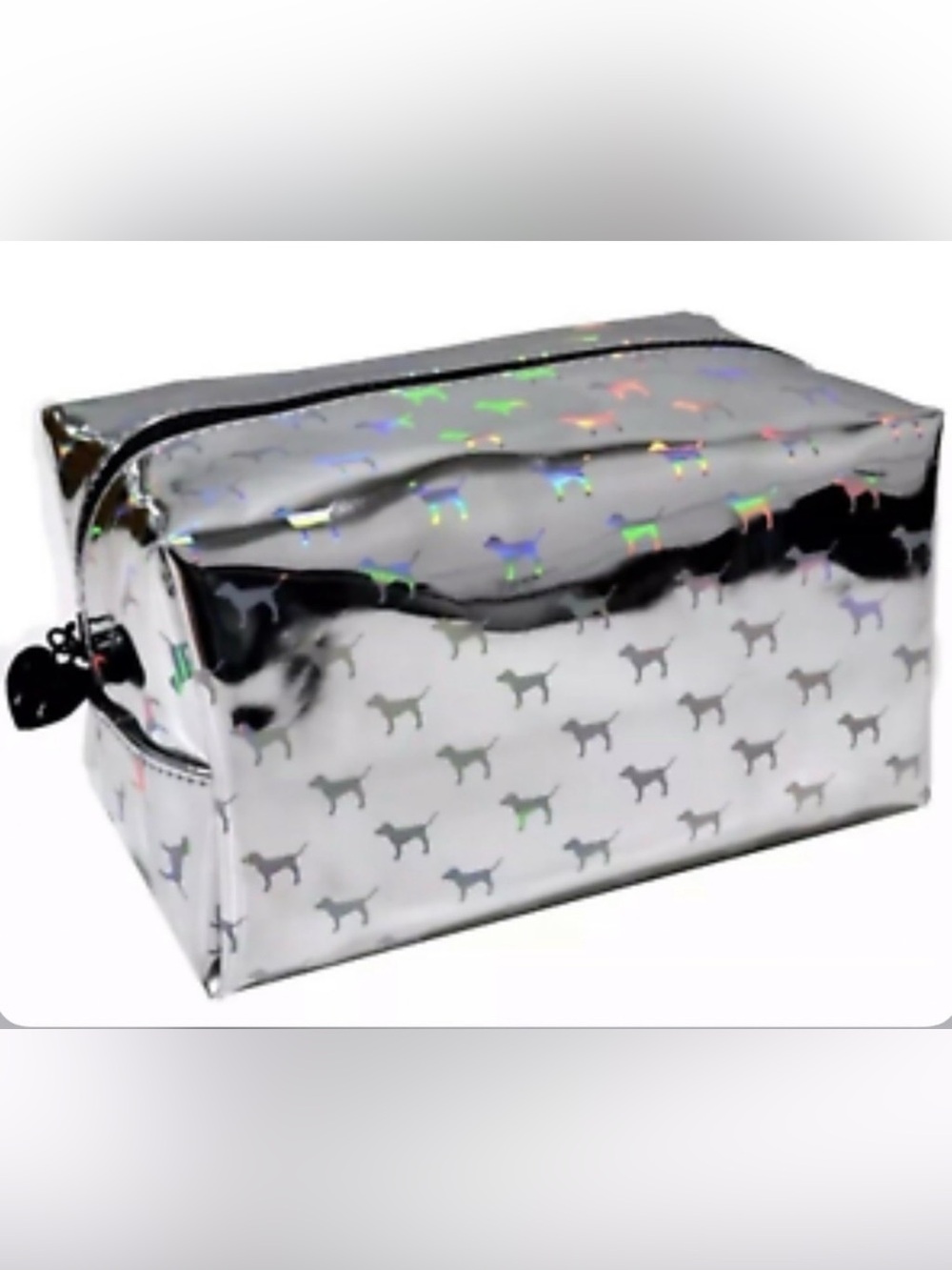 VS PINK HOLOGRAPHIC DOG PRINT CASE NIP - Picture 2 of 4